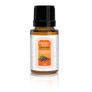 Clove bud essential oil is derived from small reddish brown, unripe and dried flowering buds of an evergreen tree. It was used over 2000 years ago in the Indian Ayurvedic medicine. It is popular as a muscle reliever, breath freshener and king or oral care and widely used in dentistry.