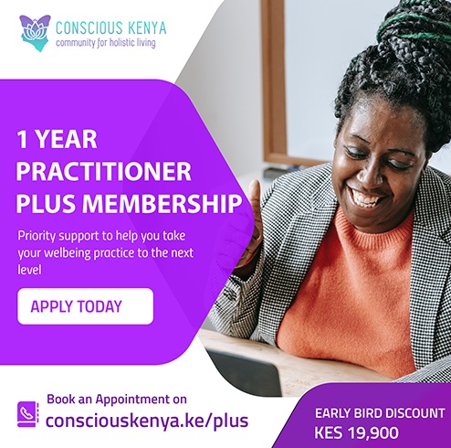 1 Year Conscious Kenya therapist counsellor coach healer teacher yoga directory listing advertise Practitioner Premium Membership small (1)