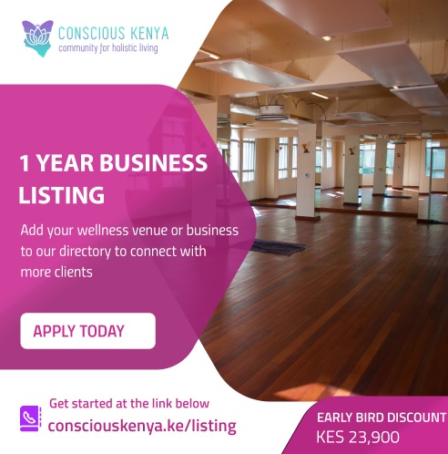 1 Year Conscious Kenya therapist counsellor coach healer teacher yoga directory listing advertise business listing Membership small (1)