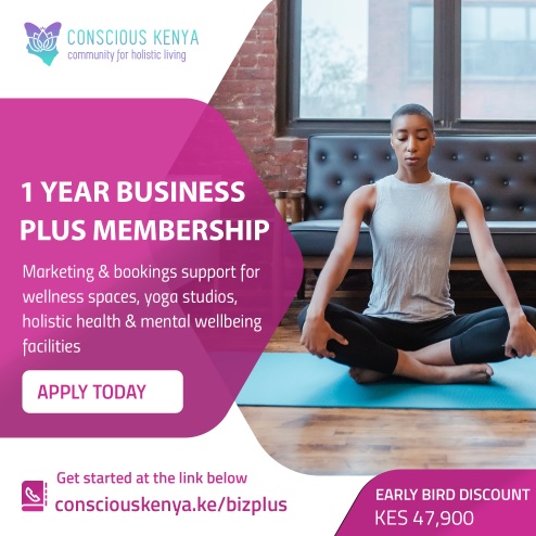 1 Year Conscious Kenya therapist counsellor coach healer teacher yoga directory listing advertise business plus Membership small (1)